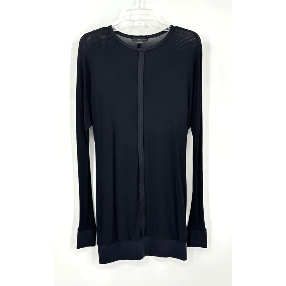 MAISON MARIE SAINT PIERRE dress black SMALL lagenlook avant guard high fashion - Picture 2 of 11